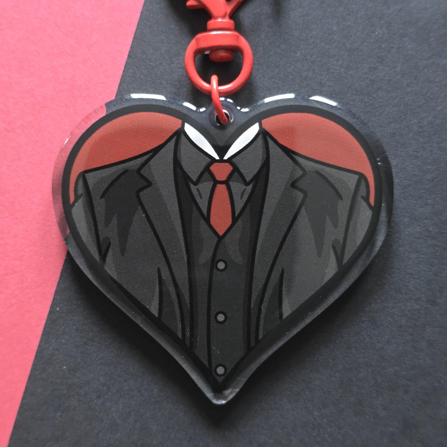 The Noble Original | Elijah Mikaelson Heart Acrylic Charm Keychain