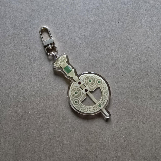 Shrike's Brooch | Mutant Monster Hunter Acrylic Charm Keychain