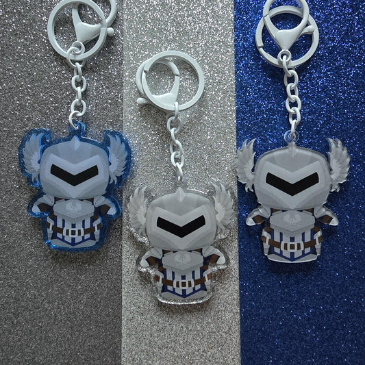 The Warden Itty Bitty | Grey Warden Acrylic Keychain | Dragon Age Origins