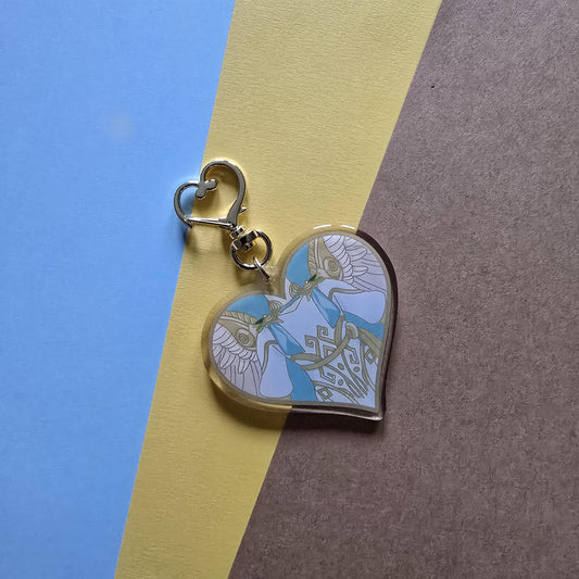 Winged Victory Acrylic Charm | Mercy Keychain | Dr Angela Ziegler