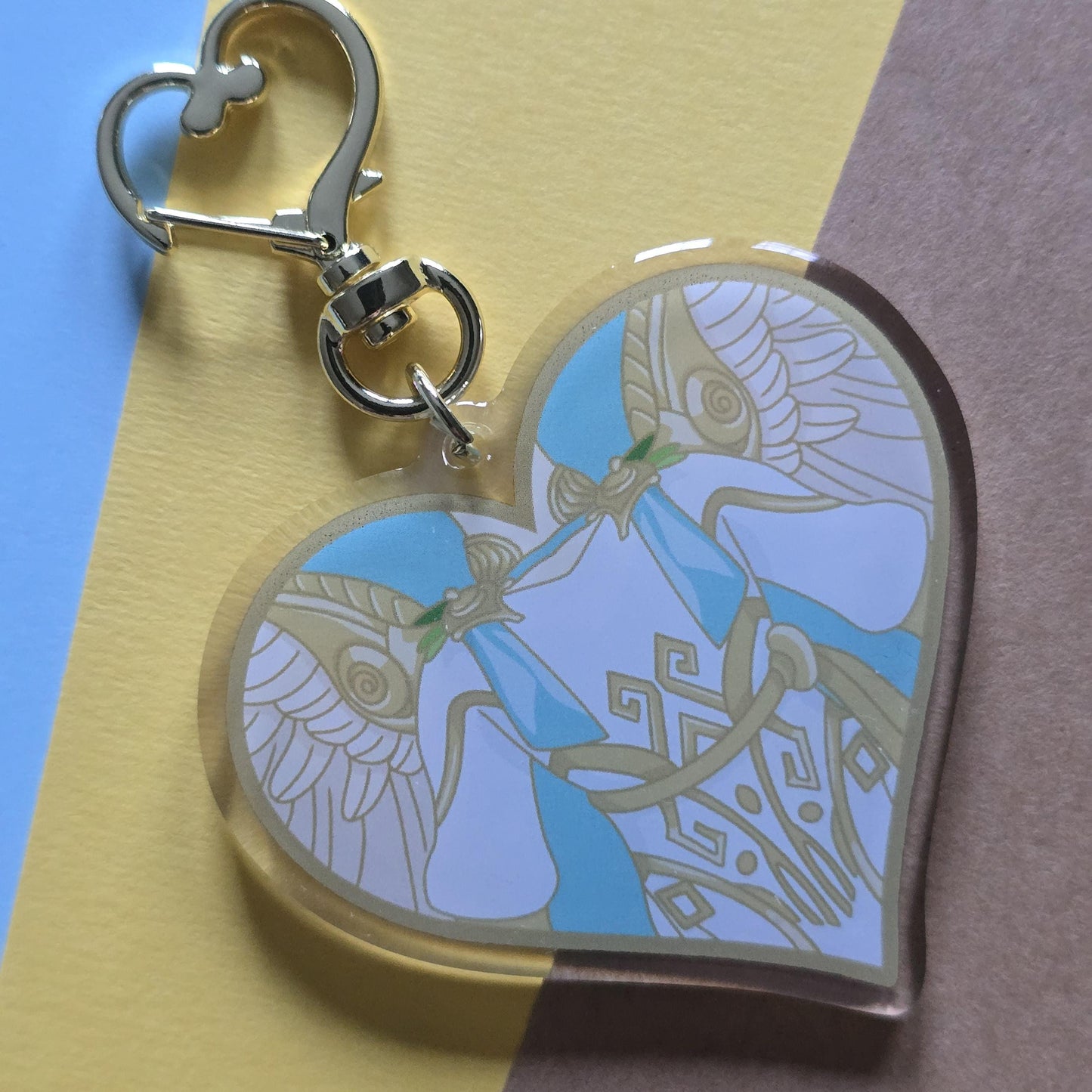 Winged Victory Acrylic Charm | Mercy Keychain | Dr Angela Ziegler