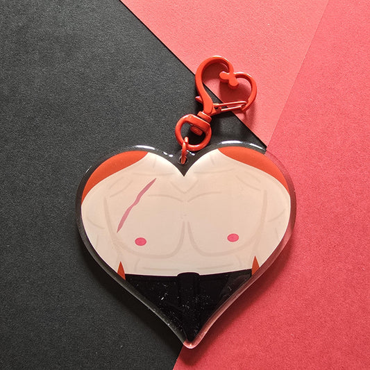 Mr Swolo | Acrylic Charm Keychain | Heroic Hearts XXL | Ben Swolo | Kylo