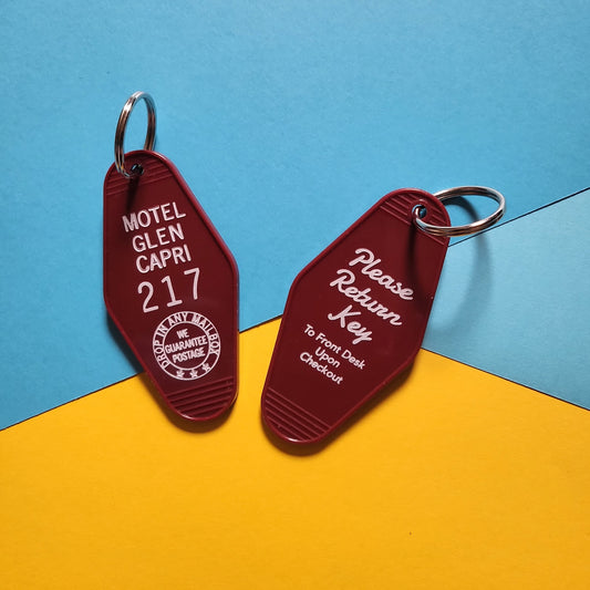 Motel Glen Capri Keychain