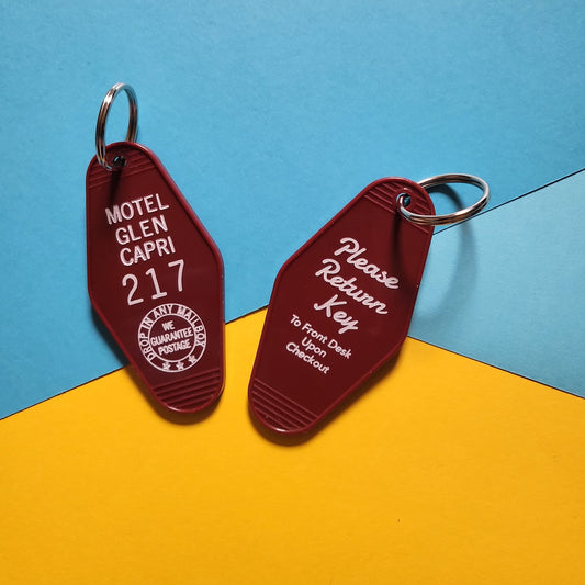 Motel Glen Capri Keychain