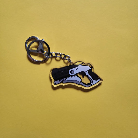 Battle Mercy Blaster Acrylic Charm