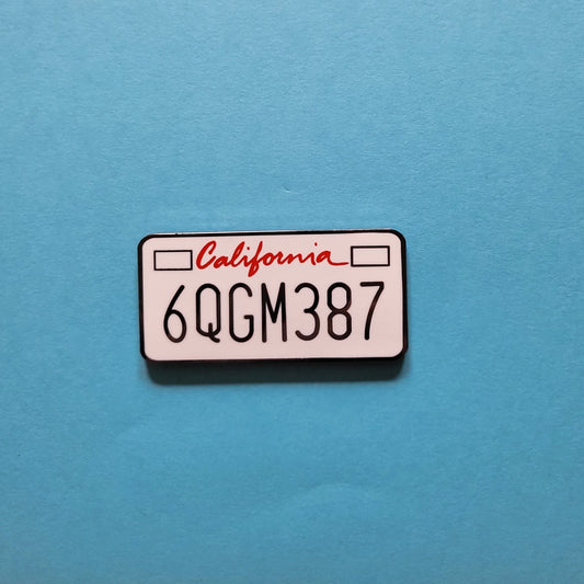 Stiles Jeep California License Plate Hard Enamel Pin