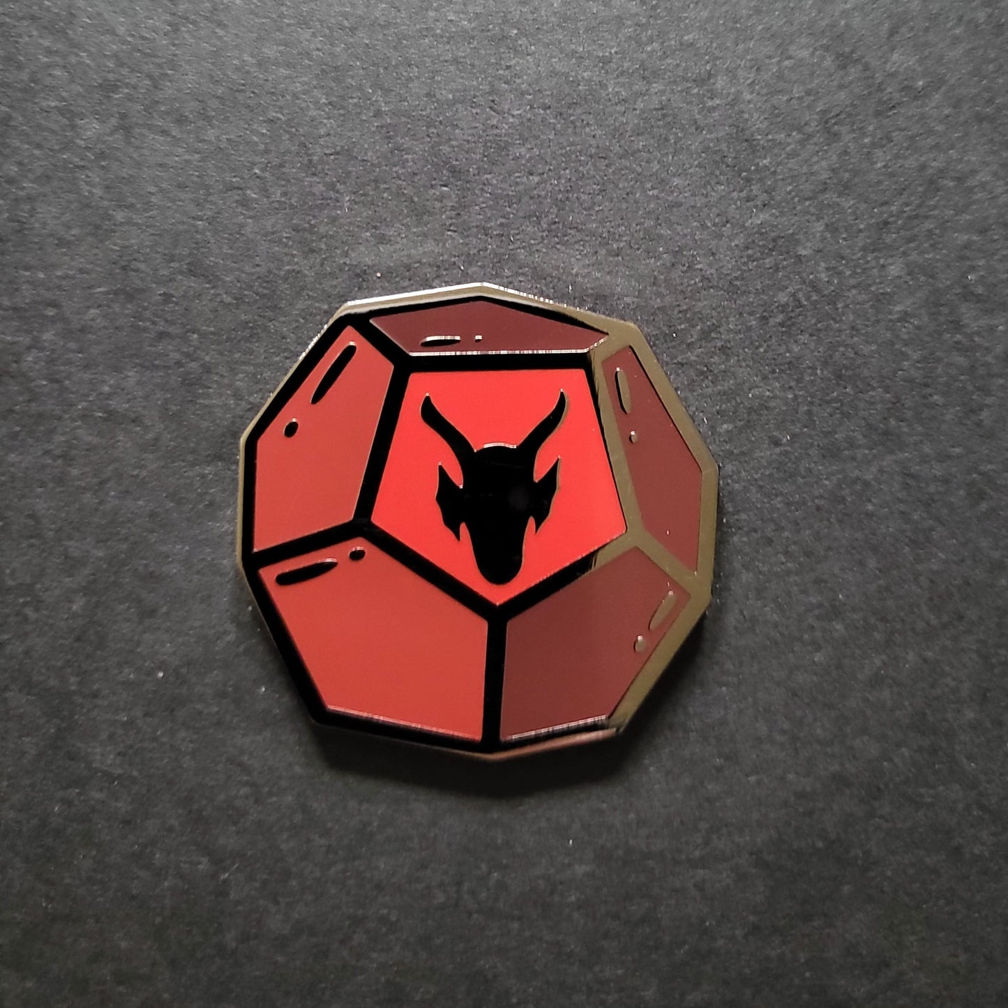 Dungeon Club D12 Hard Enamel Pin