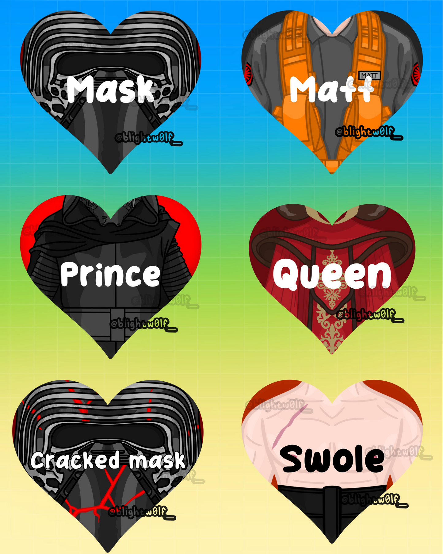 Heroic Hearts P4P Keychains!