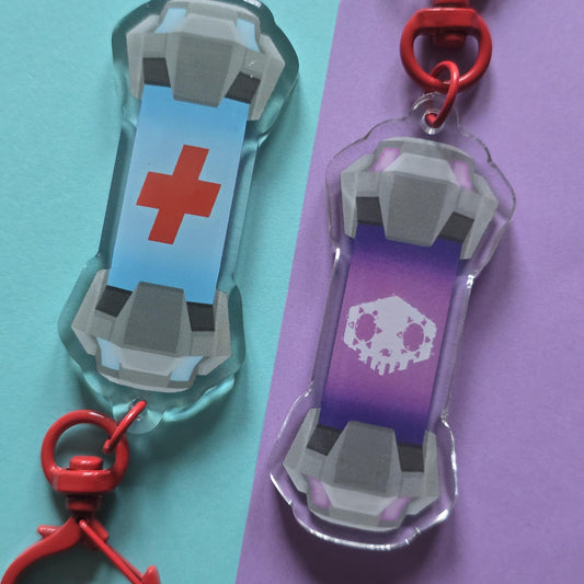 I Need Healing! Small Reversible Acrylic Keychain
