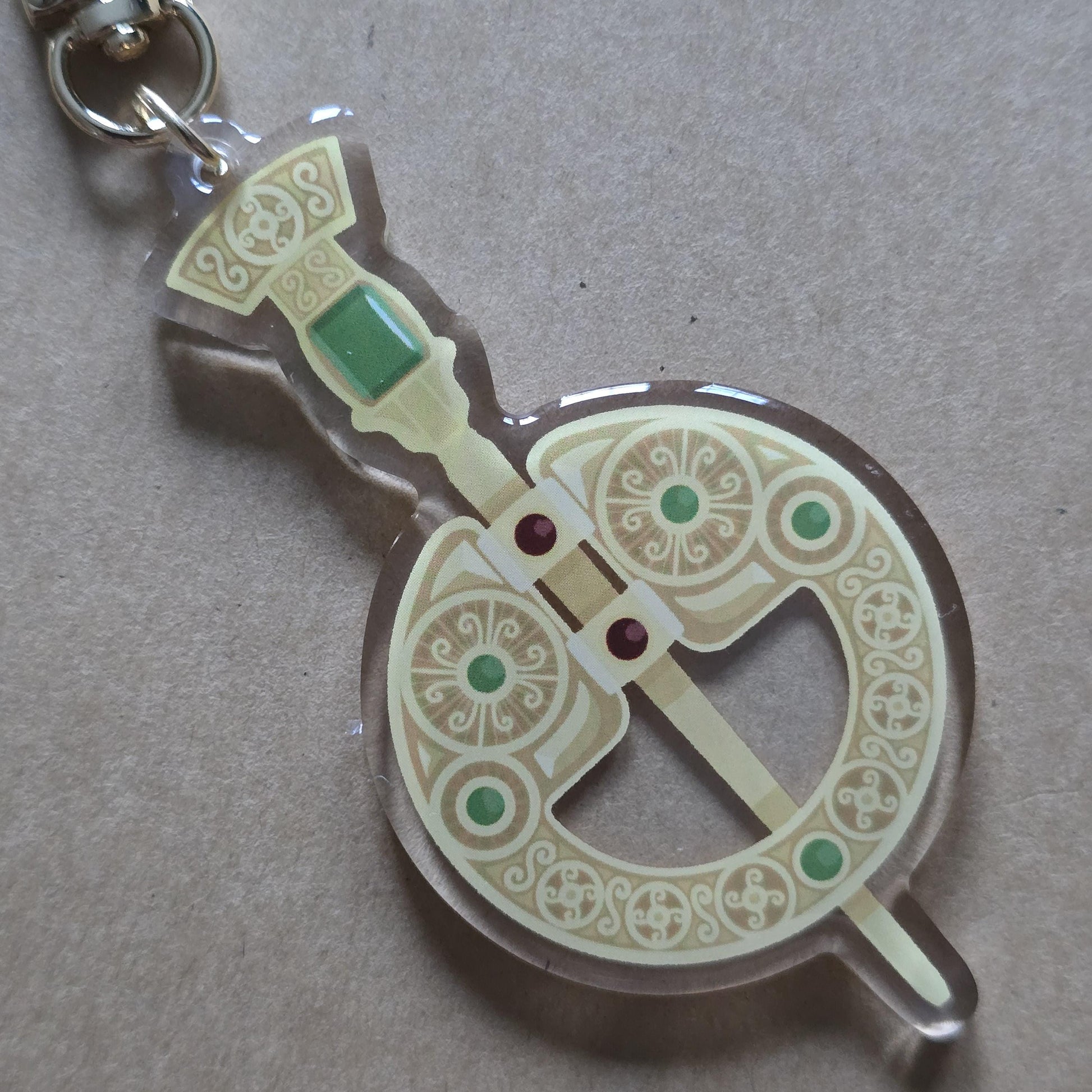 Shrike's Brooch | Mutant Monster Hunter Acrylic Charm Keychain