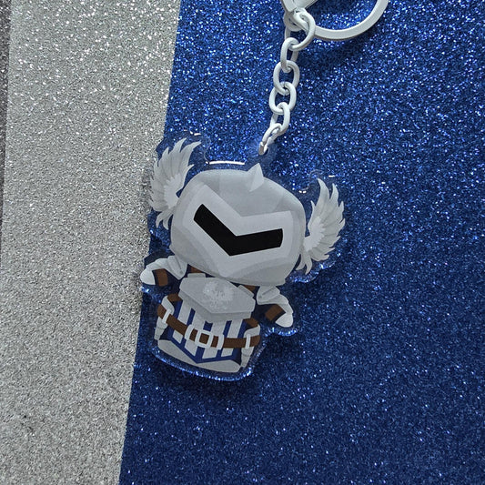 The Warden Itty Bitty | Grey Warden Acrylic Keychain | Dragon Age Origins