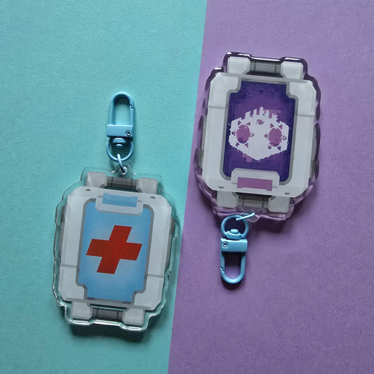 I Need Healing! Large Health Pack Acrylic Charm