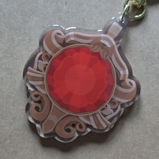 The Heart of The Many | Dragon Age II Acrylic Charm Keychain | Hawke | Kirkwall | Tallis