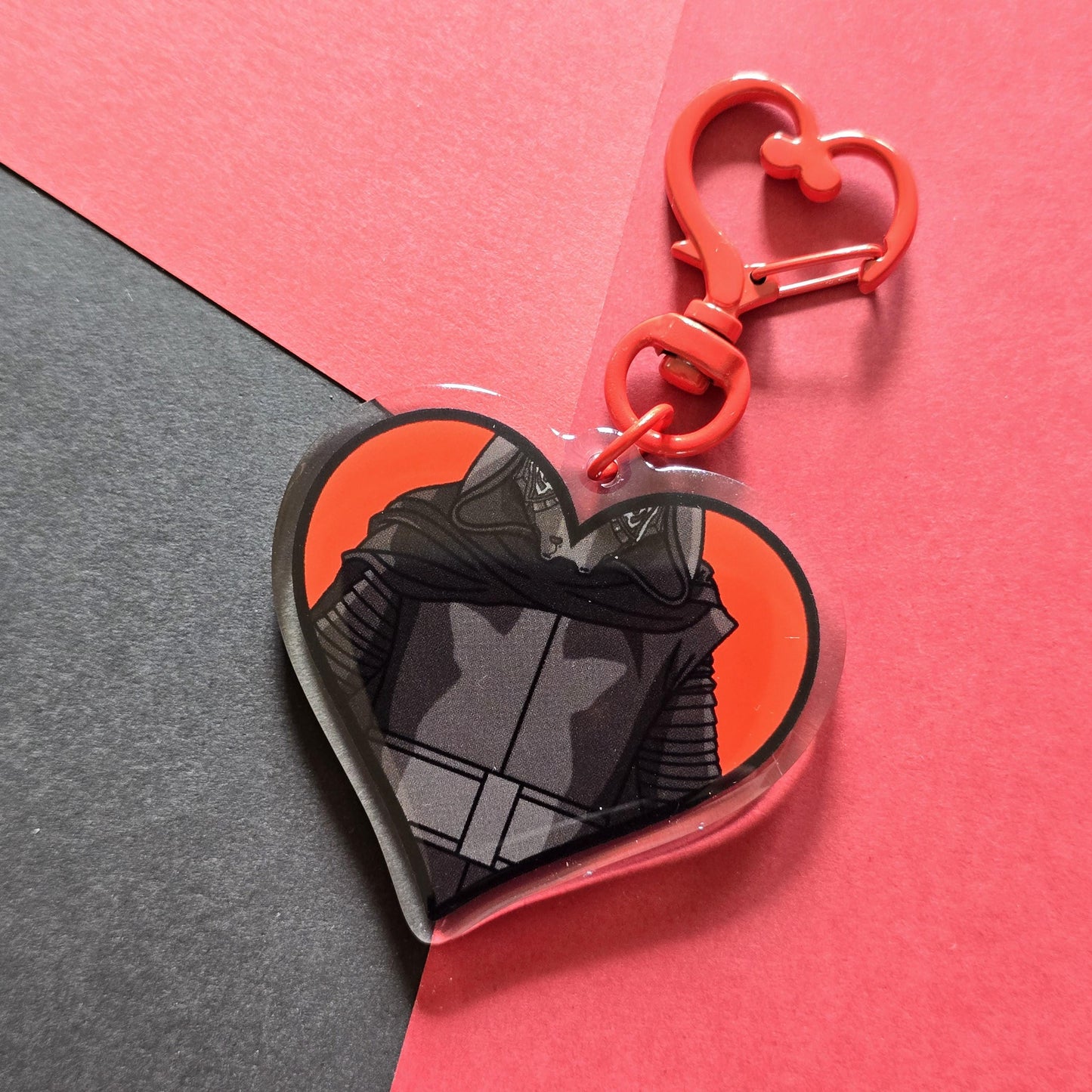 The Dark Prince | Acrylic Charm Keychains | Heroic Hearts | Kylo