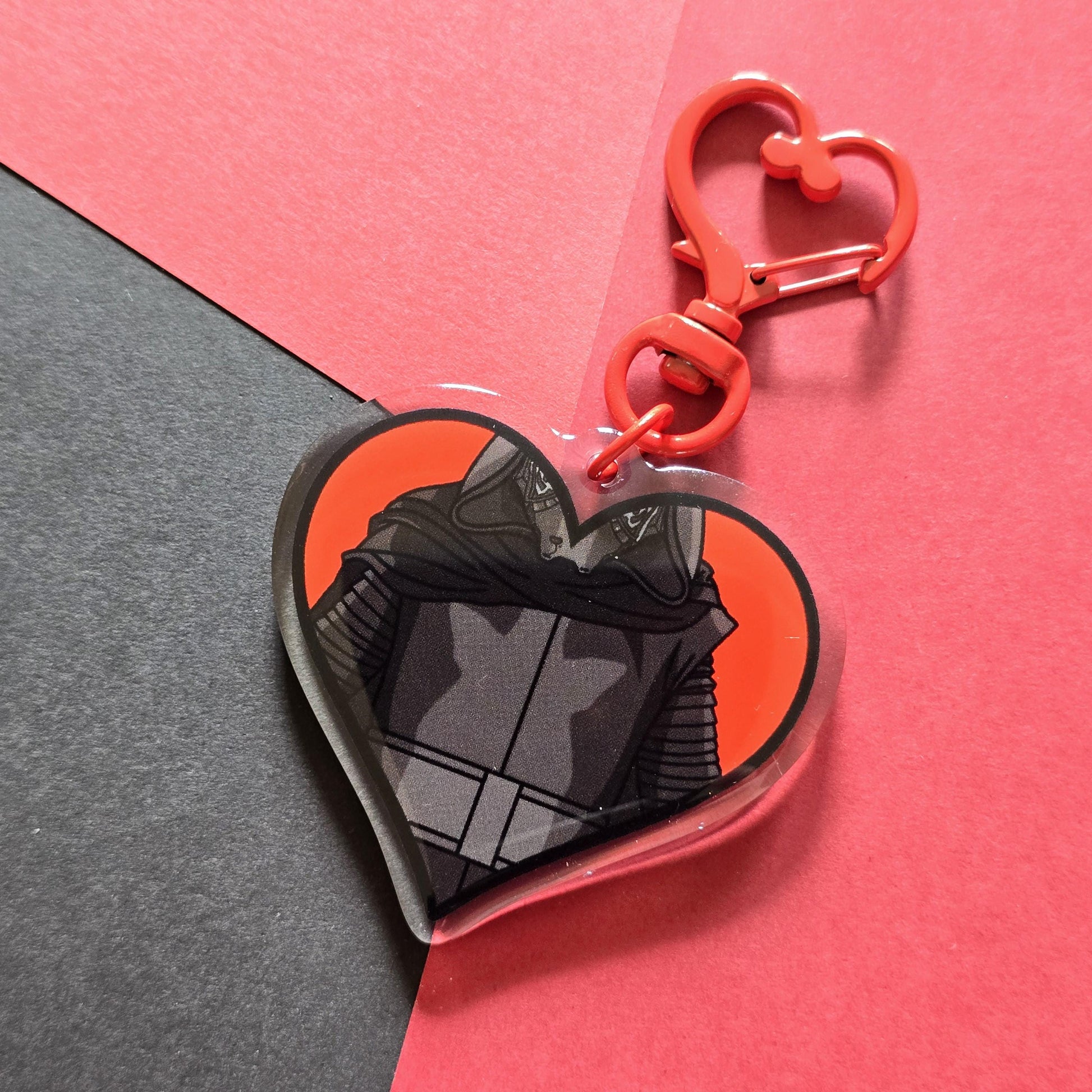 The Dark Prince | Acrylic Charm Keychains | Heroic Hearts | Kylo