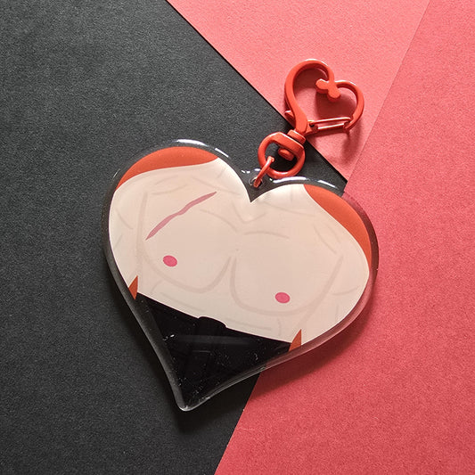 Mr Swolo | Acrylic Charm Keychain | Heroic Hearts XXL | Ben Swolo | Kylo