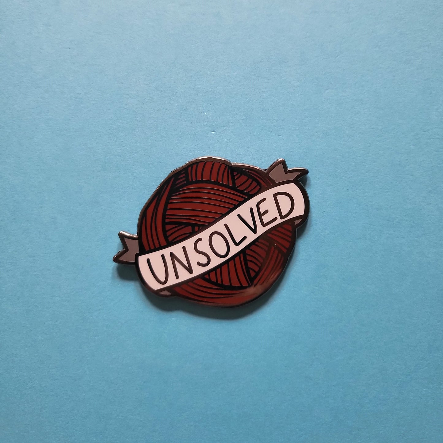 Red is For Unsolved Hard Enamel Pin