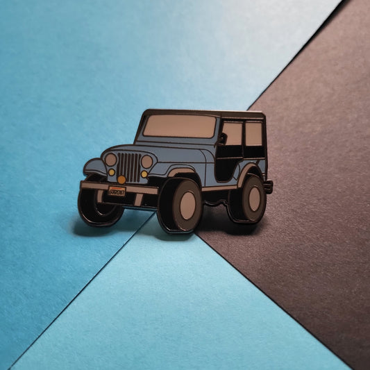 Stiles' Jeep Roscoe Hard Enamel Pin